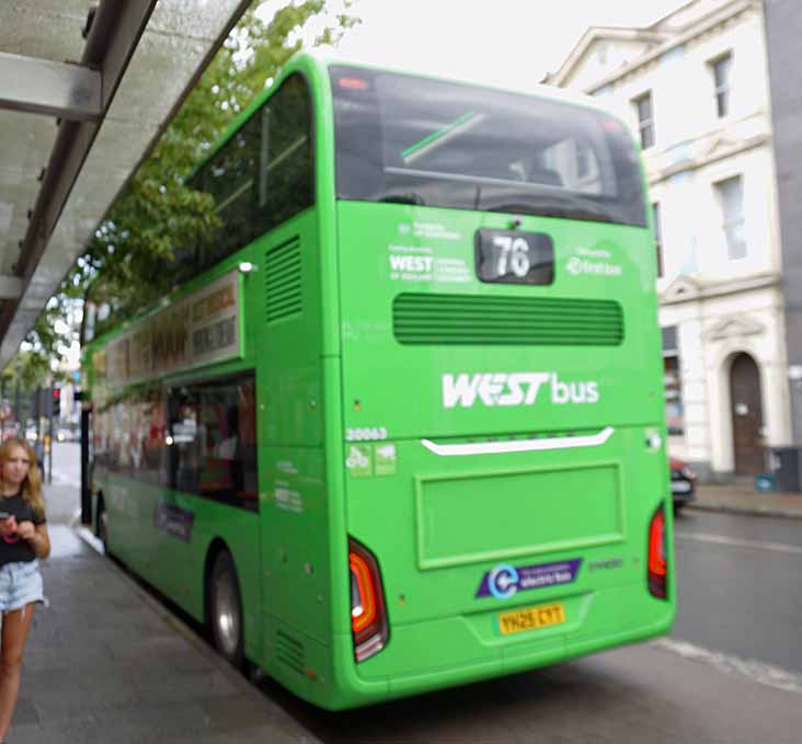 First Bristol Yutong U11DD 30063